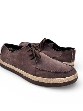 UGG Men's McCall Lace-Up Casual Shoes Brown Nubuck size 11.5